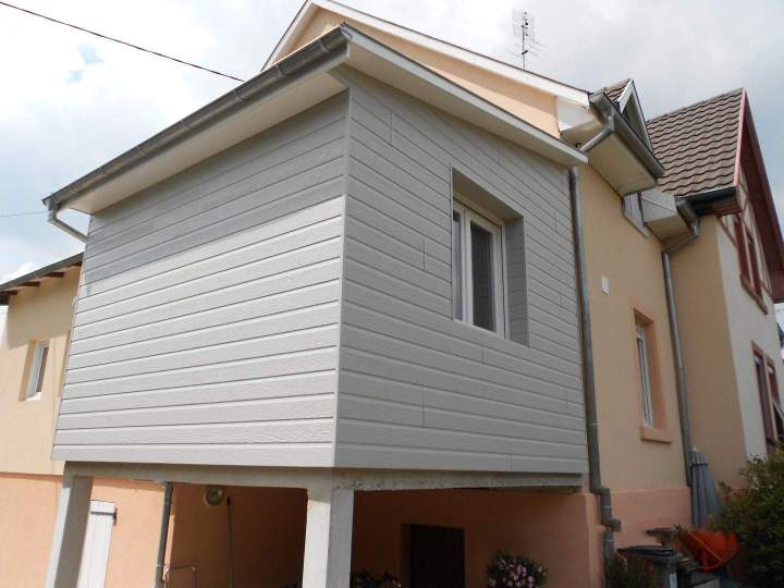 Habillage de façade Haut-Rhin